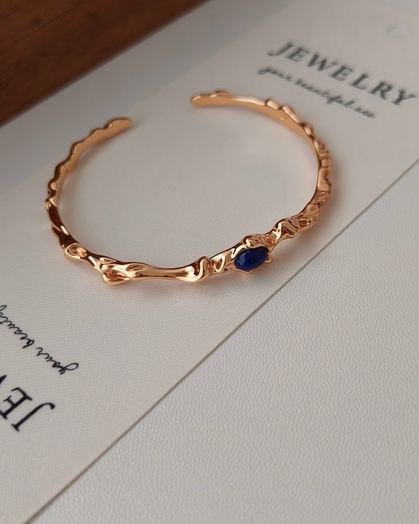 Lapis Lazuli Cuff Bracelet