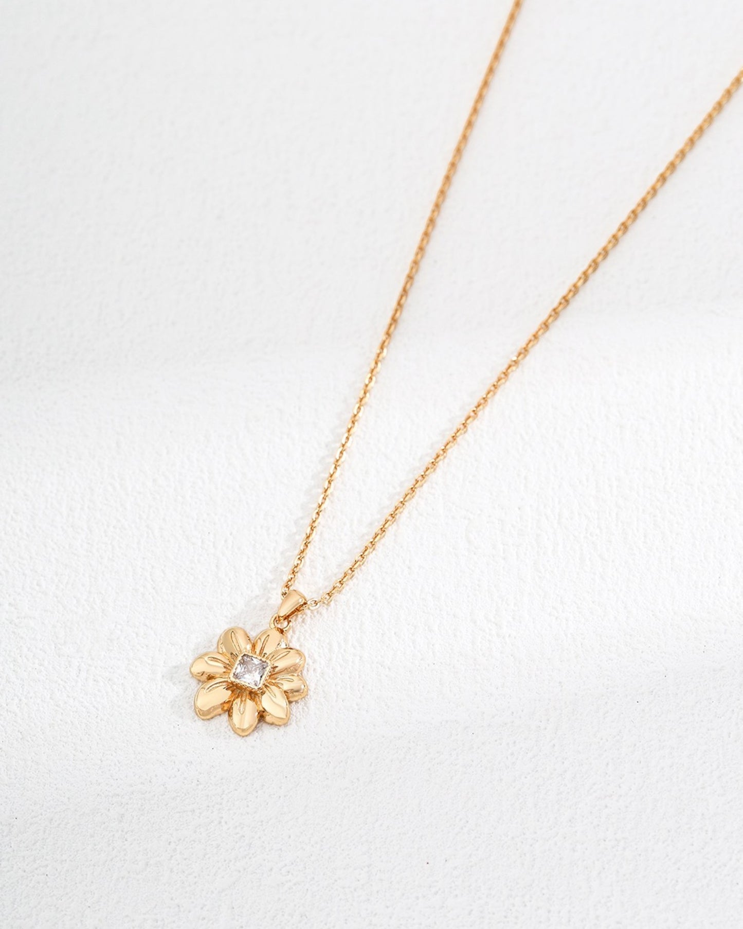 Golden Flower Necklace