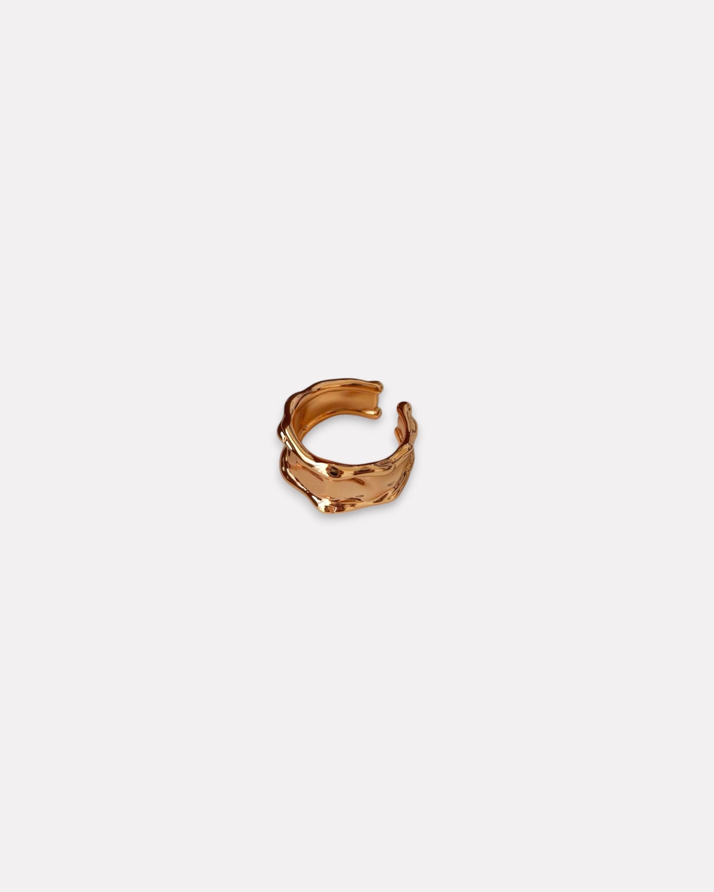 18K Gold-Plated Adjustable Ring