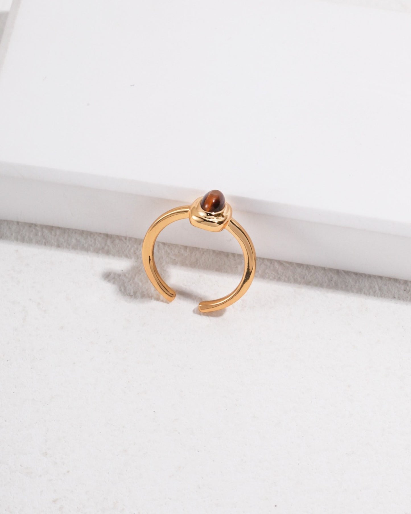 Tiger Eye Statement Ring