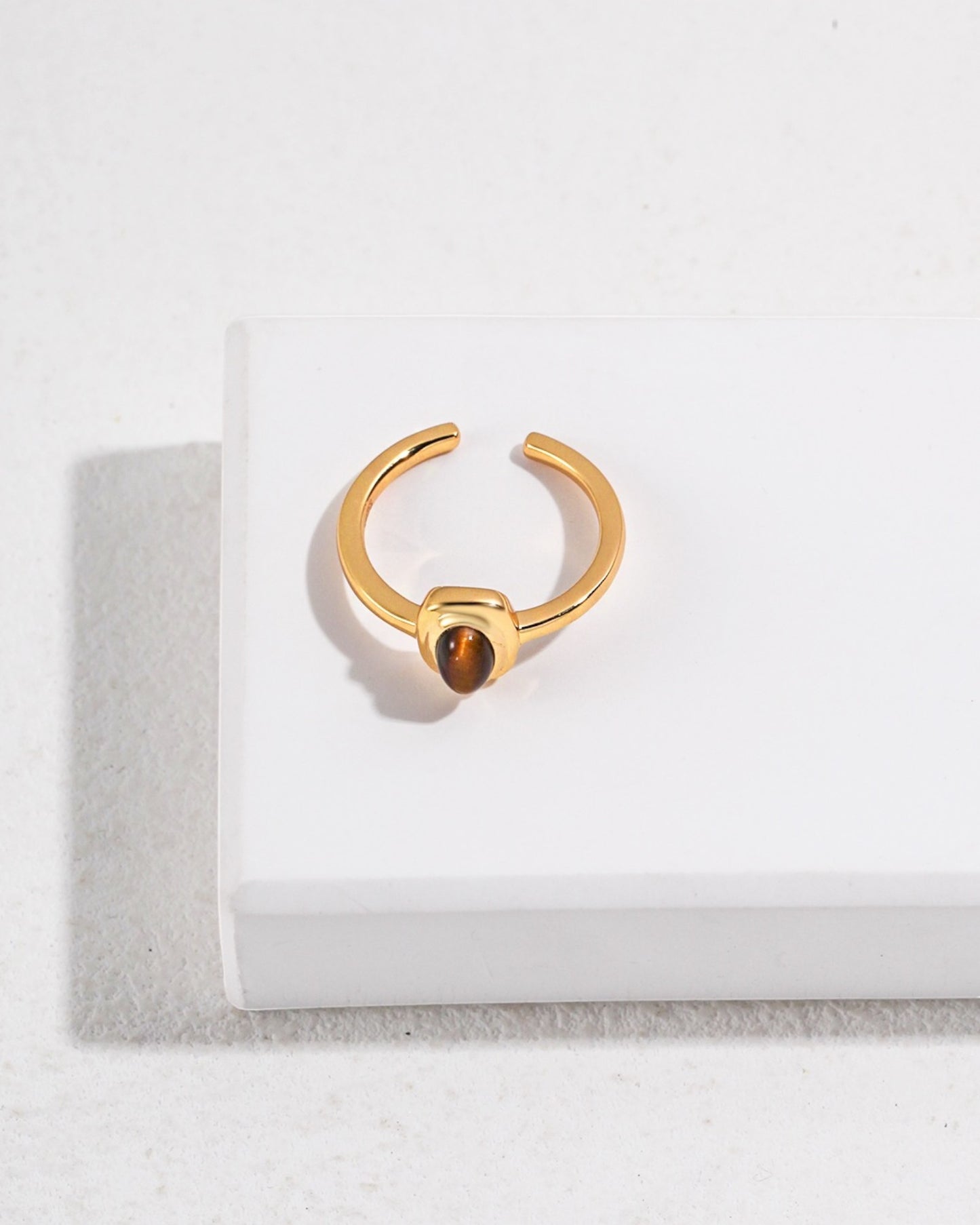 Tiger Eye Statement Ring